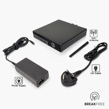 Dell OptiPlex 3080 Micro PC i5 10500T 3.8GHz 16GB RAM 256GB SSD 4K WiFi Bluetooth