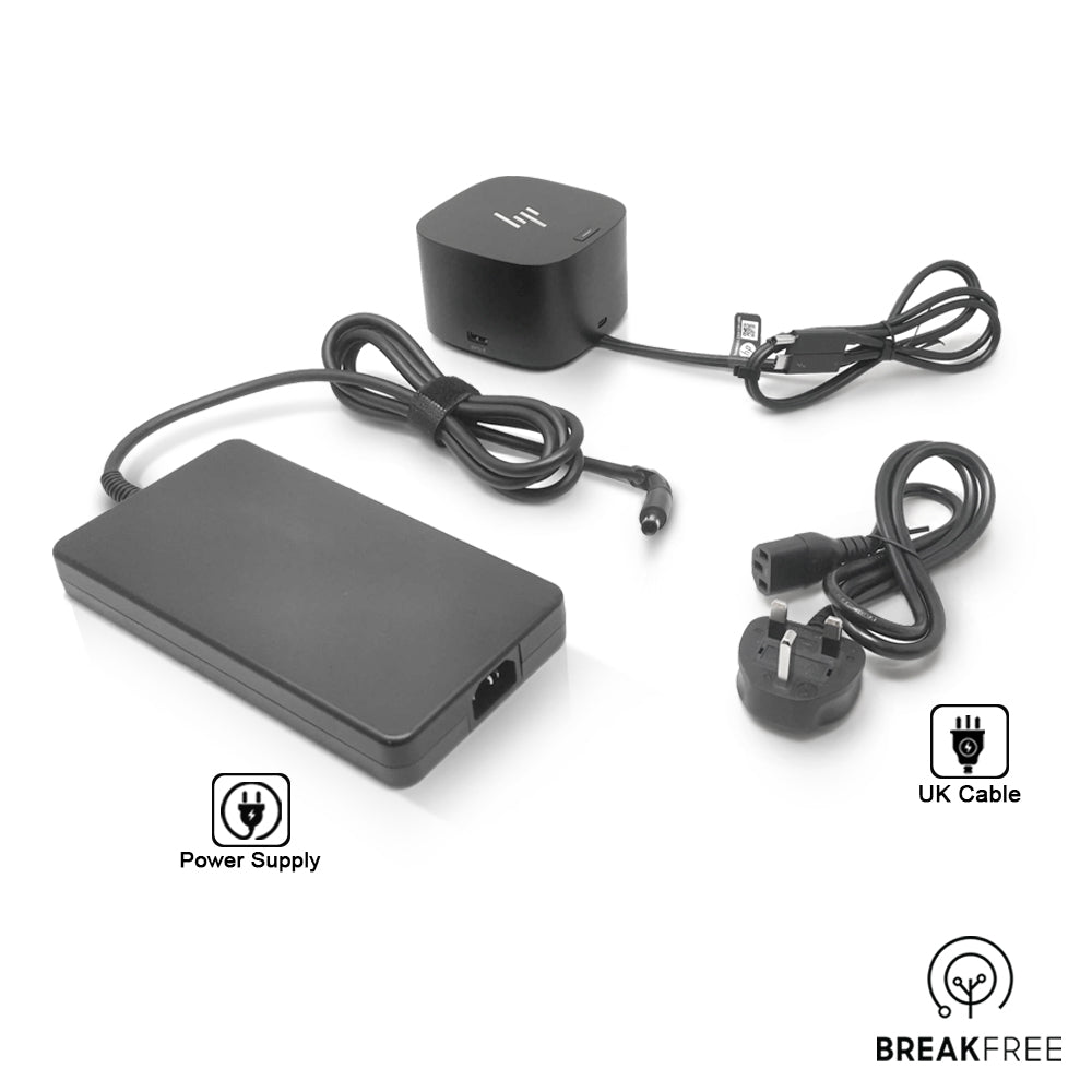 HP Dock G4 TB4 280W Docking Station Combo Cable 4J0G4AA M88252-002