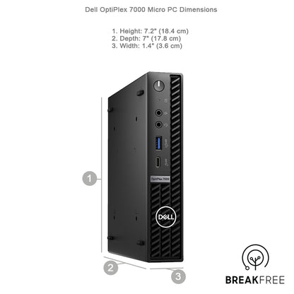 Dell OptiPlex 7000 Micro PC i7 12700T 32GB RAM 500GB SSD WiFi Bluetooth