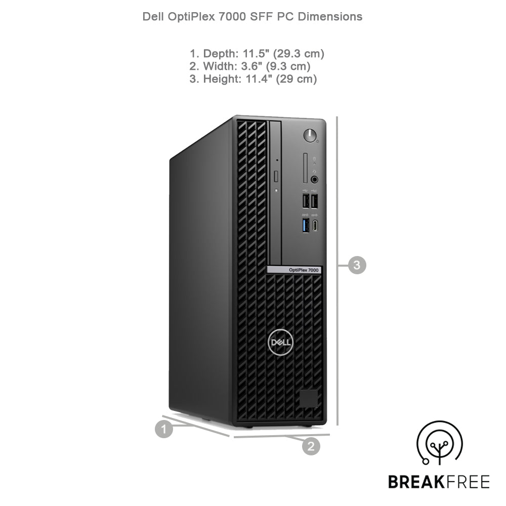 Dell OptiPlex 7000 SFF PC i5 12500 4.6GHz 16GB RAM 500GB SSD