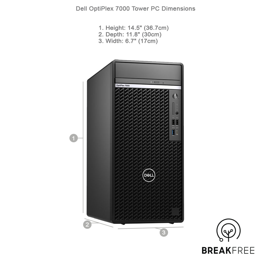 Dell OptiPlex 7000 Tower PC i7 12700 4.9GHz 32GB RAM 1TB SSD