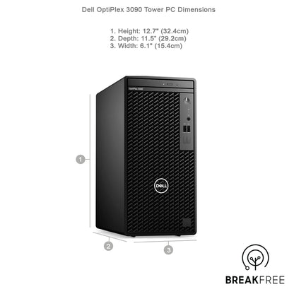 Dell OptiPlex 3090 Tower PC i3 10305 8GB RAM 512GB SSD 4K WiFi Bluetooth