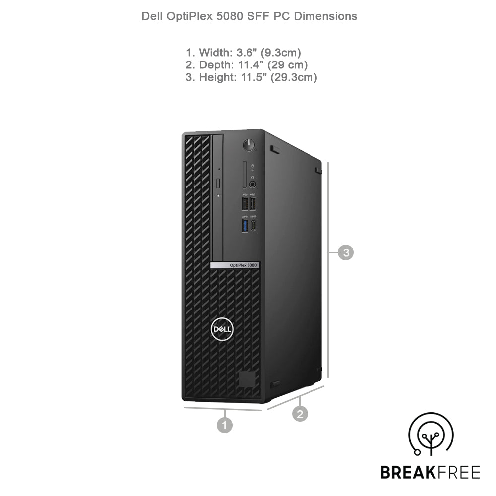 Dell OptiPlex 5080 SFF PC i5 10500 4.5GHz 16GB RAM 256GB SSD 4K