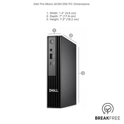 Dell Pro Micro QCM1250 i5 14500T 16GB RAM 512GB SSD WiFi DP HDMI