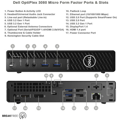 Dell OptiPlex 3080 Micro PC