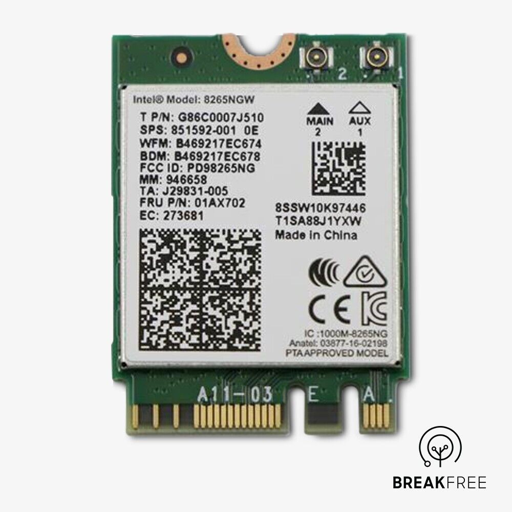 Wireless Kit for Lenovo ThinkCentre M900 Tiny PC WiFi 5 6 Bluetooth