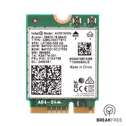Wireless Kit for Lenovo ThinkCentre M90q Tiny PC Wi-Fi 6 Bluetooth