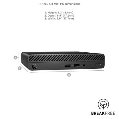HP 260 G3 Mini PC i5 7200U 16GB RAM 256GB SSD WiFi