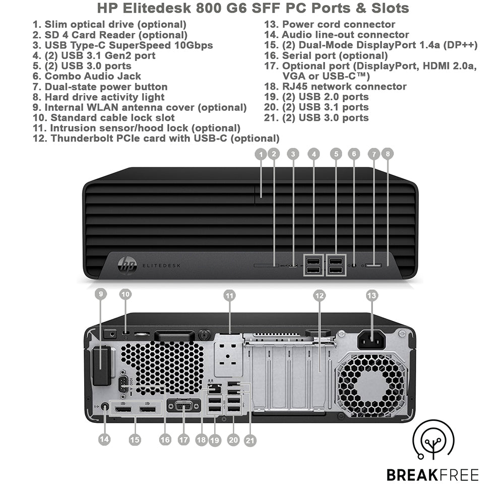 HP EliteDesk 800 G6 SFF PC