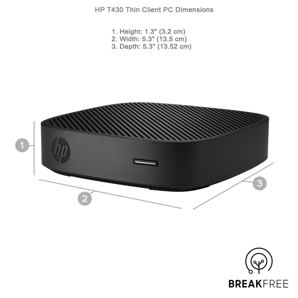 HP T430 Mini PC ChromeOS Flex N4000 4GB RAM 32GB eMMC WiFi BT