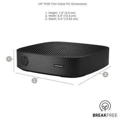 HP T430 Mini PC ChromeOS Flex N4000 4GB RAM 32GB eMMC WiFi BT