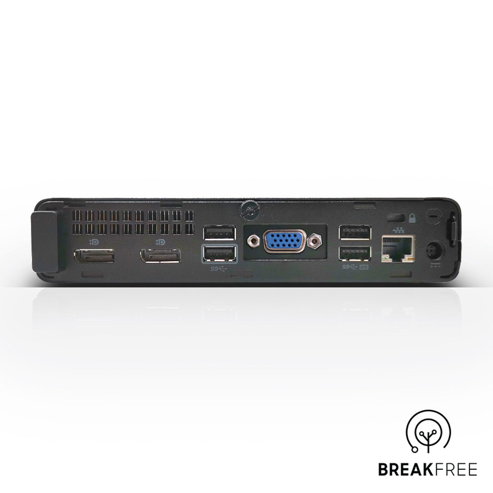 HP EliteDesk 800 G4 Mini PC i5 8500T 3.5GHz 32GB RAM 256GB SSD DP VGA 4K