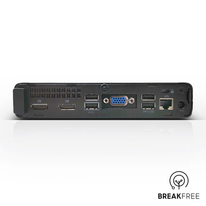 HP EliteDesk 800 G4 Mini PC i5 8500T 3.5GHz 32GB RAM 256GB SSD DP VGA 4K