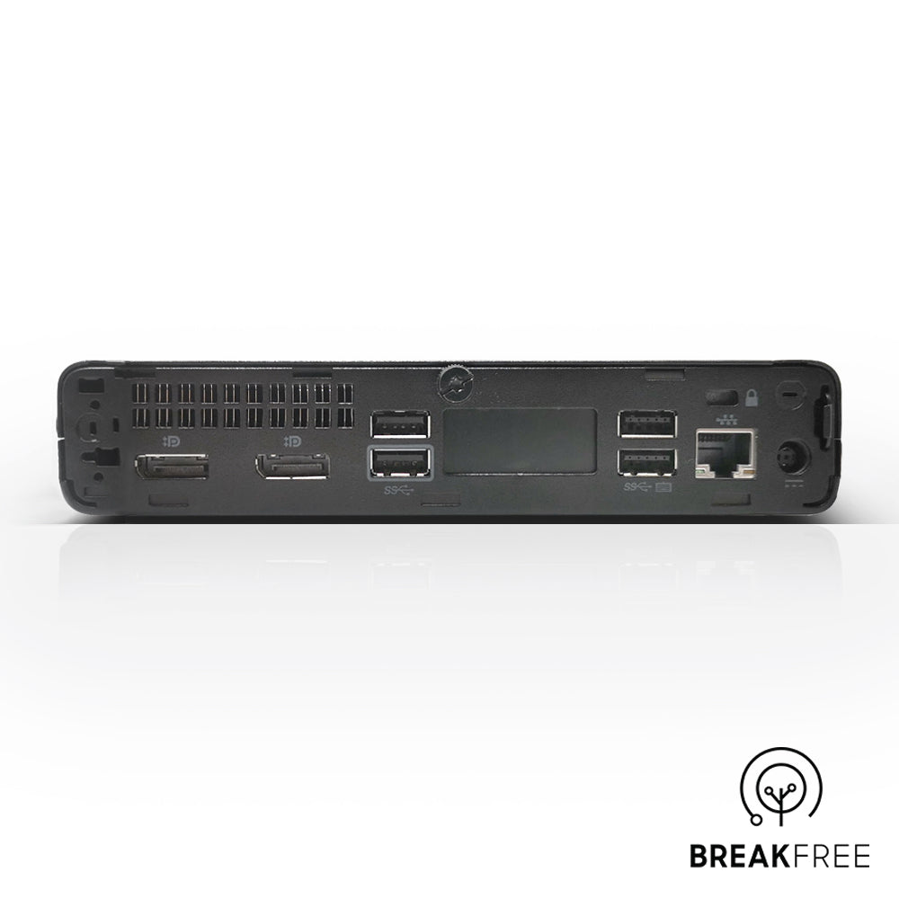 HP EliteDesk 800 G4 Mini PC i5 8600T 3.7GHz 16GB RAM 256GB SSD DP 4K