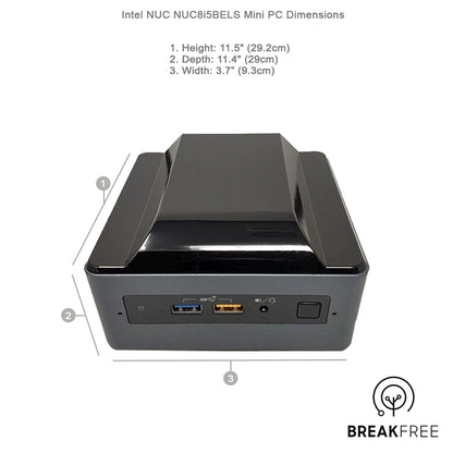 Intel NUC NUC8i5BELS Mini PC i5 8260U 16GB RAM 256GB SSD 4K HDMI WiFi Bluetooth