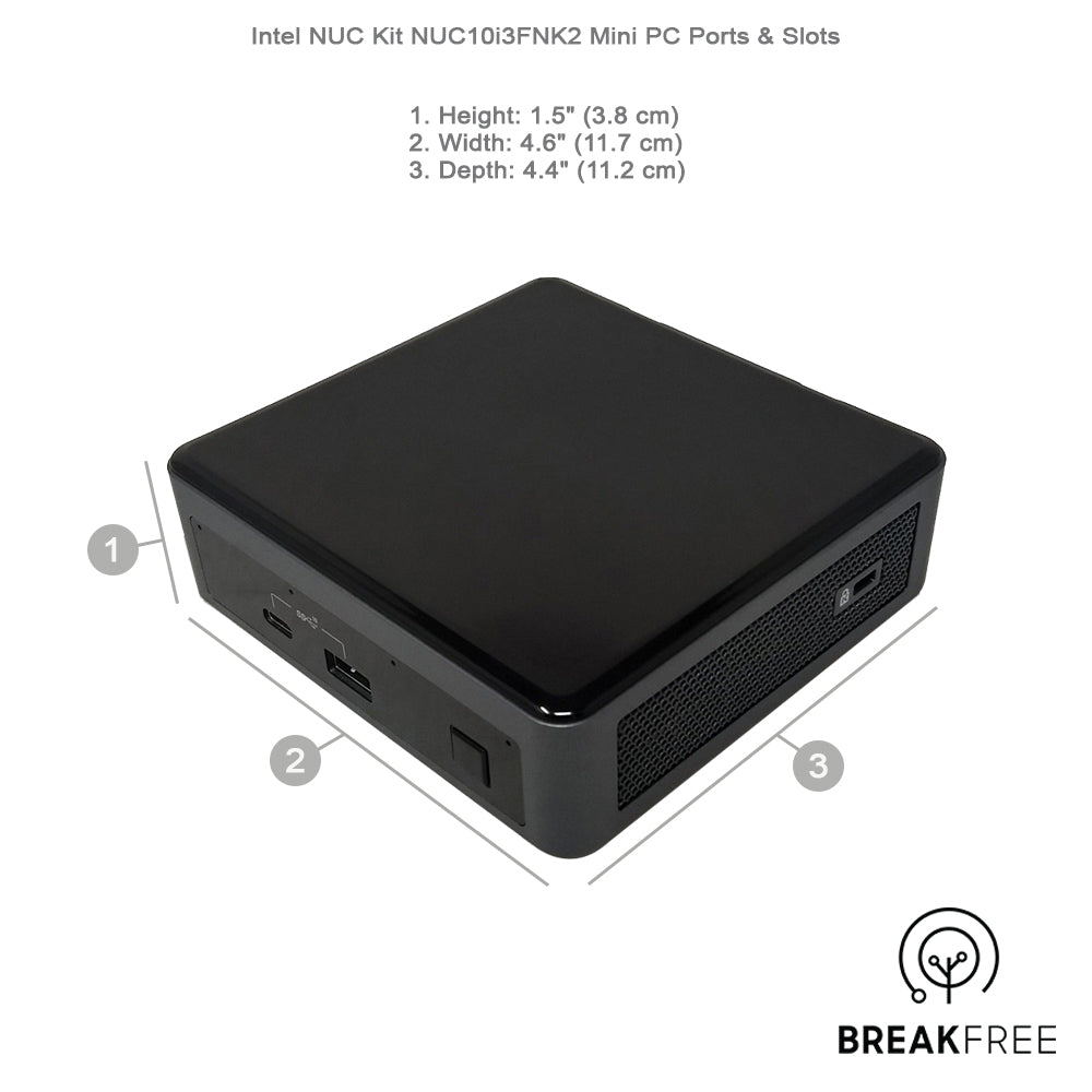 Intel NUC NUC10i3FNK Mini PC i3 10110U 16GB RAM 256GB SSD WiFi BT Warranty