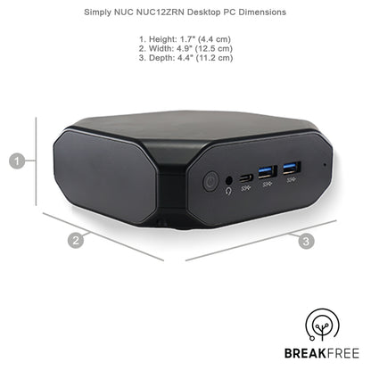 Simply NUC NUC12ZRN Mini PC N95 3.4GHz 8GB RAM 256GB SSD WiFi Bluetooth
