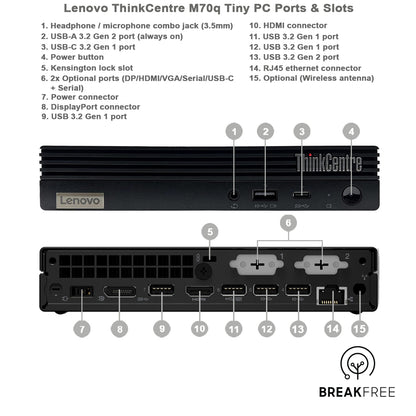 Lenovo ThinkCentre M70q Gen 3 Tiny PC