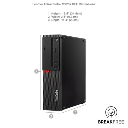 Lenovo ThinkCentre M920s SFF PC i9 9900 16GB RAM 500GB SSD