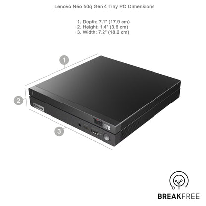 Lenovo Neo 50q Gen4 Tiny PC i5 13420H 4.6GHz 16GB RAM 500GB SSD WiFi Bluetooth
