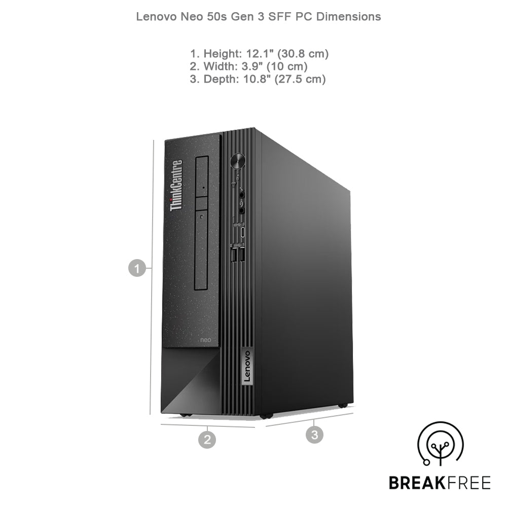 Lenovo ThinkCentre Neo 50s Gen 3 SFF PC i5 12400 4.4GHz 16GB RAM 512GB SSD