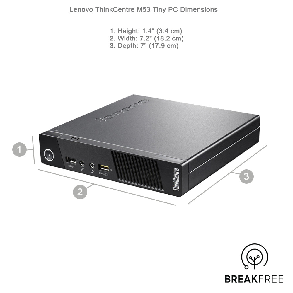 Lenovo M53 Mini PC ChromeOS Flex J1800 4GB RAM 16GB SSD WiFi Bluetooth