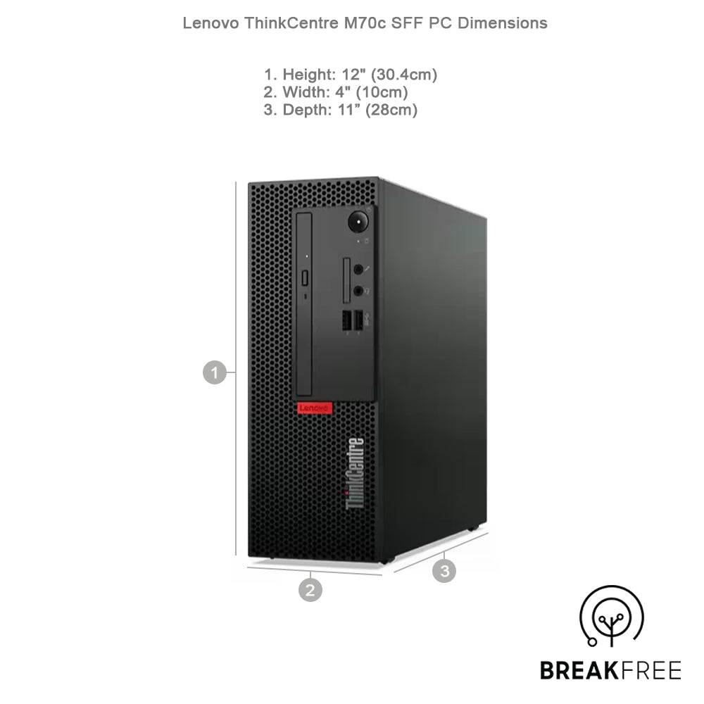 Lenovo ThinkCentre M70c SFF PC i5 10400 4.3GHz 16GB RAM 512GB SSD