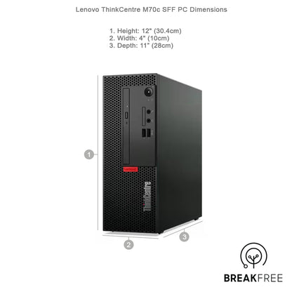 Lenovo ThinkCentre M70c SFF PC i5 10400 4.3GHz 16GB RAM 512GB SSD