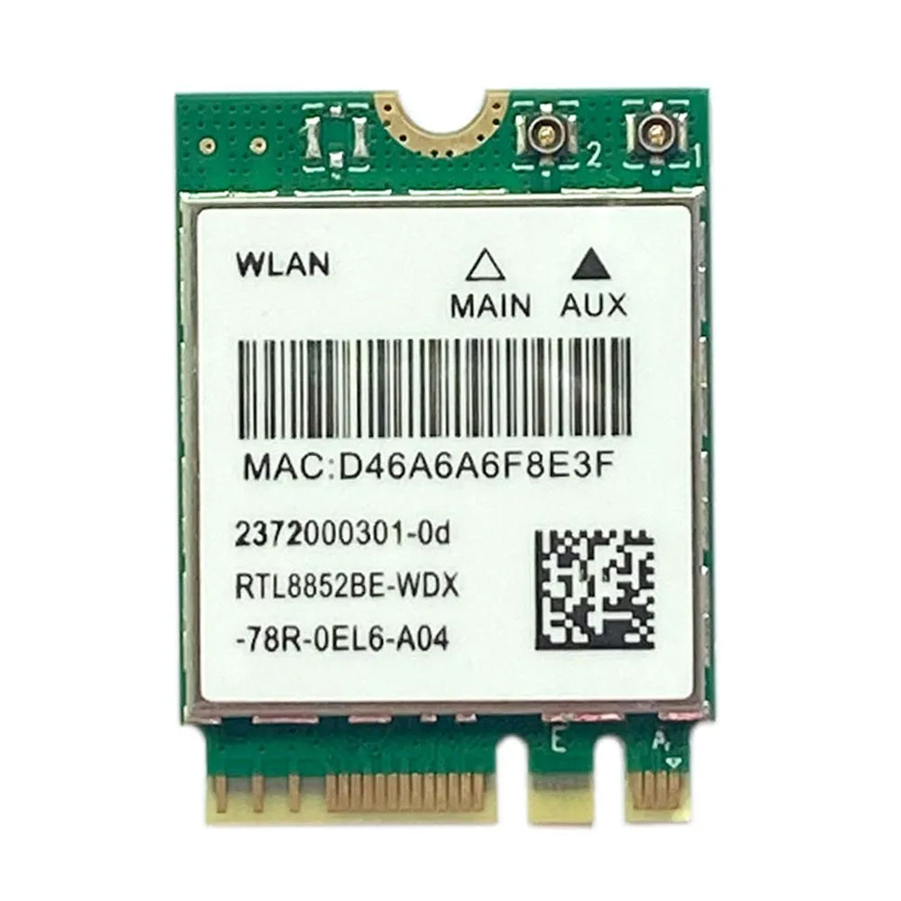 Realtek Wi Fi Module Realtek Wi-Fi 6 Dual Band RTL8852BE NGFF Bluetooth 5.0 Card Warranty ...