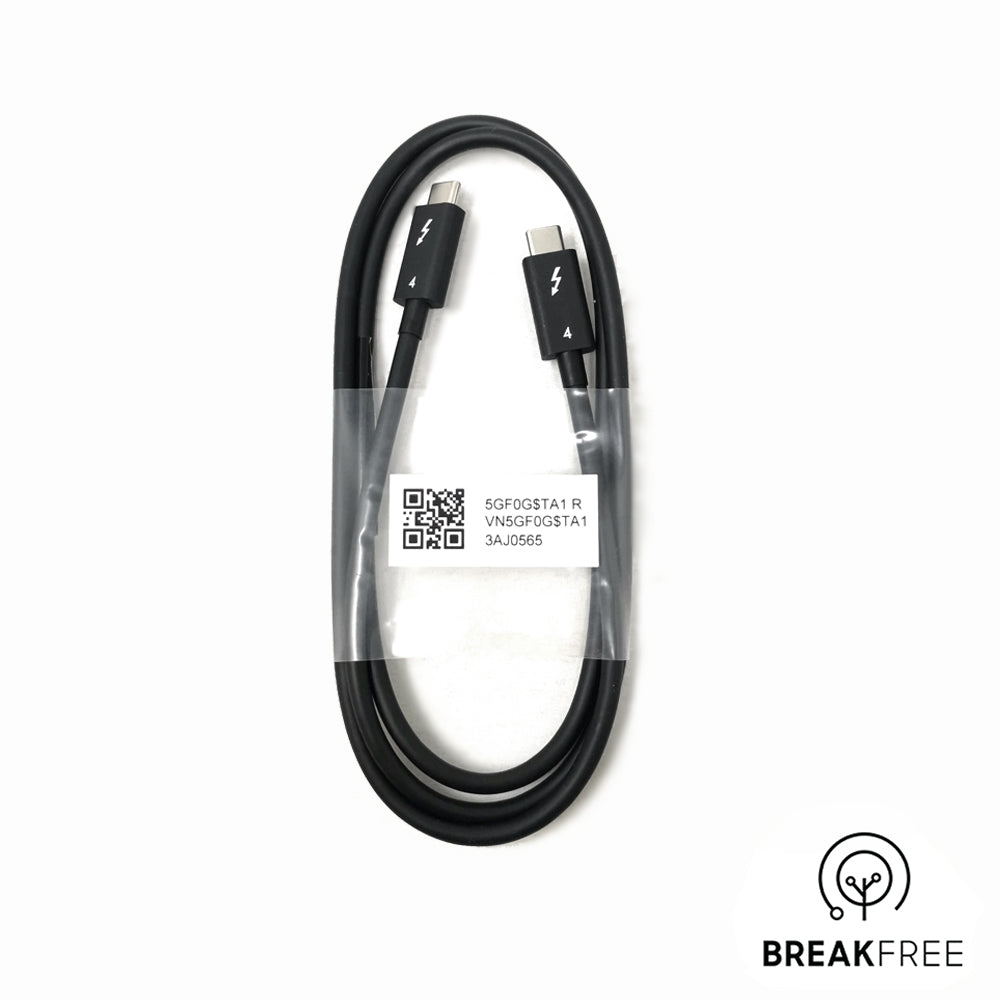 Dell Thunderbolt 4 USB-C to USB-C 1m Cable 5GF0G 40Gbps