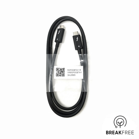 Dell Thunderbolt 4 USB-C to USB-C 1m Cable 5GF0G 40Gbps