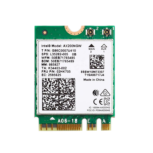 Intel AX200NGW WiFi 6 Card M.2 Wireless 802.11ax Card Bluetooth 5.2