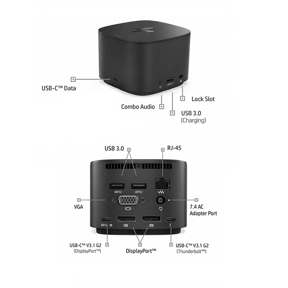 HP L25642-001 G2 Docking Station USB-C Thunderbolt 230W Dock