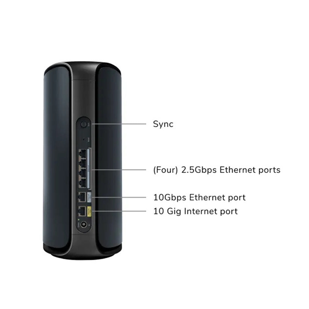 NETGEAR ORBI 970 RBE971B Quad-Band WiFi 7 Mesh Router