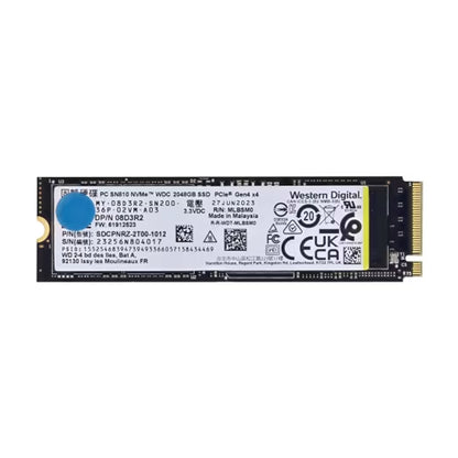 WD SN810 SDCPNRZ-2T00-1012 08D3R2 2TB NVMe SSD 2280