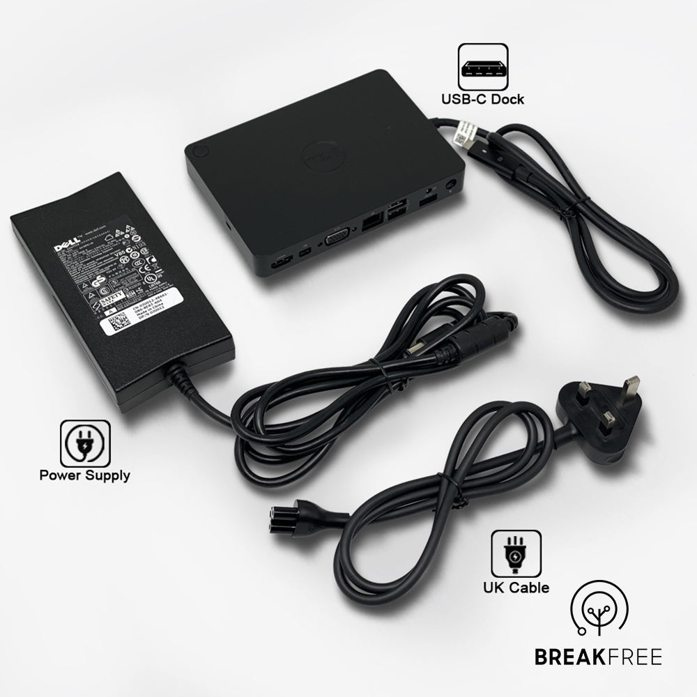 Dell K17A WD15 Dock Universal Docking Station with 130W PSU