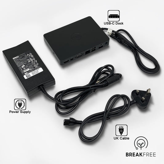 Dell K17A WD15 Dock Universal Docking Station with 130W PSU