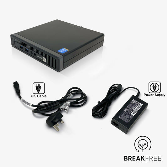 HP EliteDesk 800 G1 Mini PC i3-4160T 3.1GHz 8GB RAM 128GB SSD WiFi