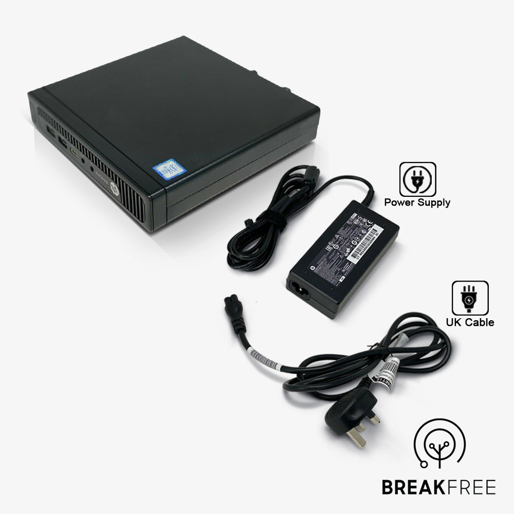 HP Elitedesk 800 G2 Mini PC i5-6500T 3.1GHz 8GB RAM 256GB SSD