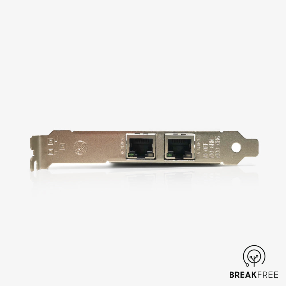 Generic NA82576-T2 PCIe x1 Gigabit Dual Port NIC Intel 82576