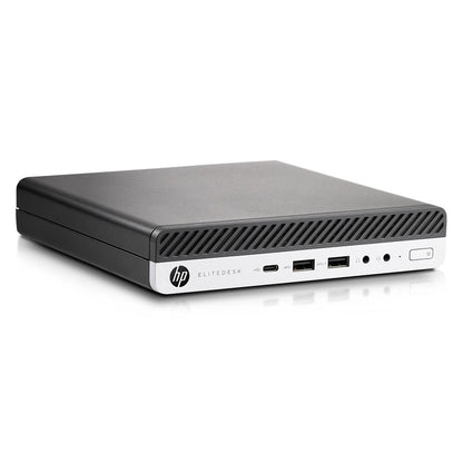 HP EliteDesk 800 G4 Mini PC i5 8500T 3.5GHz 16GB RAM 256GB SSD VAT WiFi Bluetooth