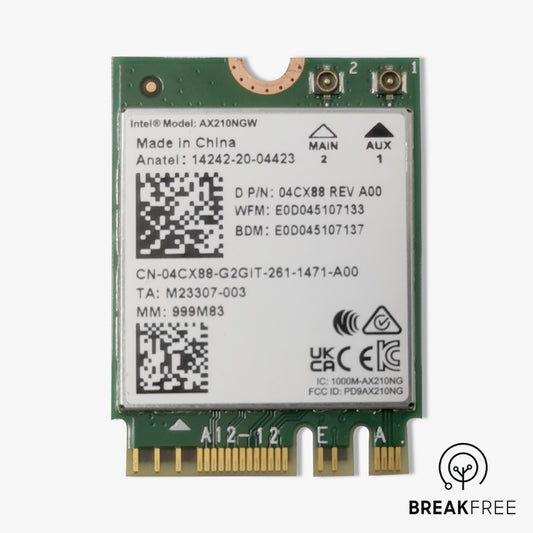 Intel AX210NGW WiFi 6E Card M.2 Wireless 802.11ax Card Bluetooth 5.3