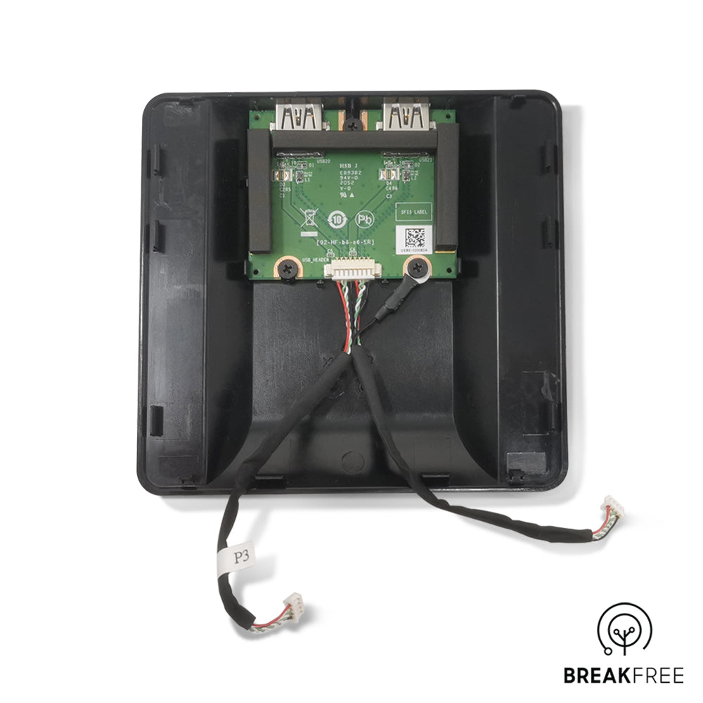 Intel NUC Replacement Dual USB 2.0 Lid Black for 7th Gen NUC