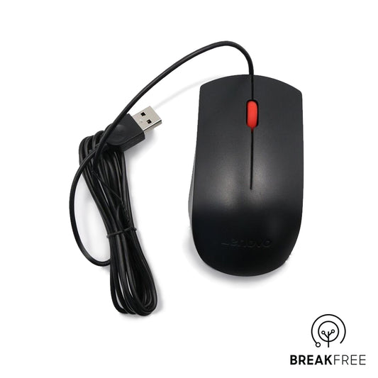 Lenovo Essential Wired PC Mouse USB 00PH133 4Y50R20863