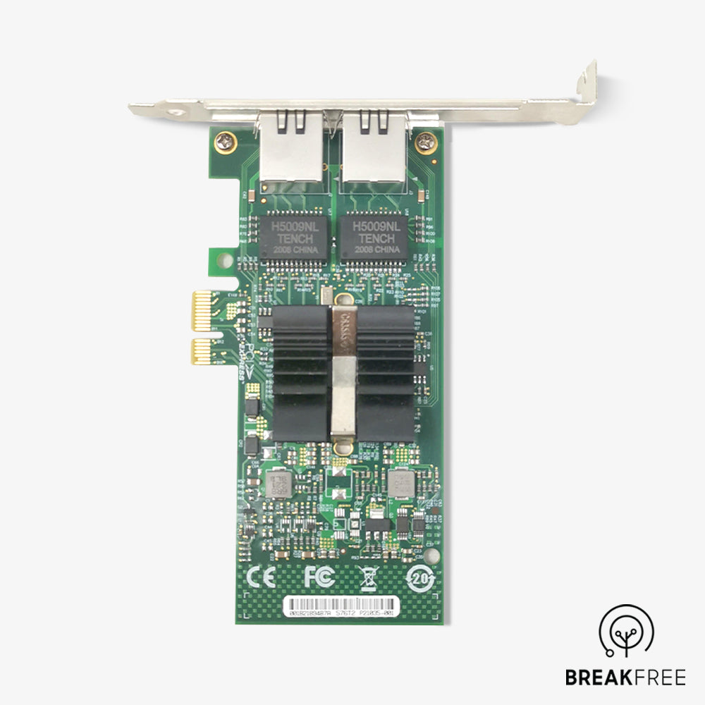 Generic NA82576-T2 PCIe x1 Gigabit Dual Port NIC Intel 82576