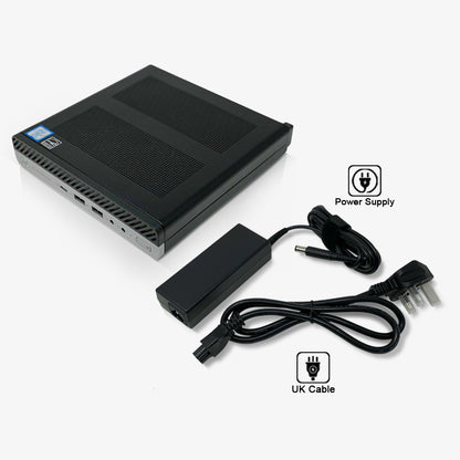 HP EliteDesk 800 G3 Mini PC i5 7500 3.8GHz 16GB RAM 256GB SSD WiFi BT Warranty