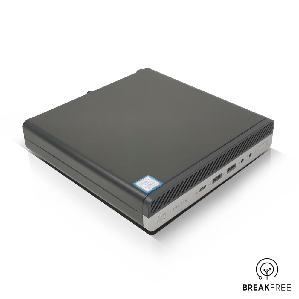 HP ProDesk 600 G5 Mini PC i3 9100T 3.7GHz 8GB RAM 256GB SSD 4K WiFi Bluetooth