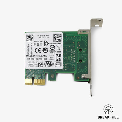 Dell 0FHNX8 Single Port PCIe Network Card Low Profile 540-BBMO