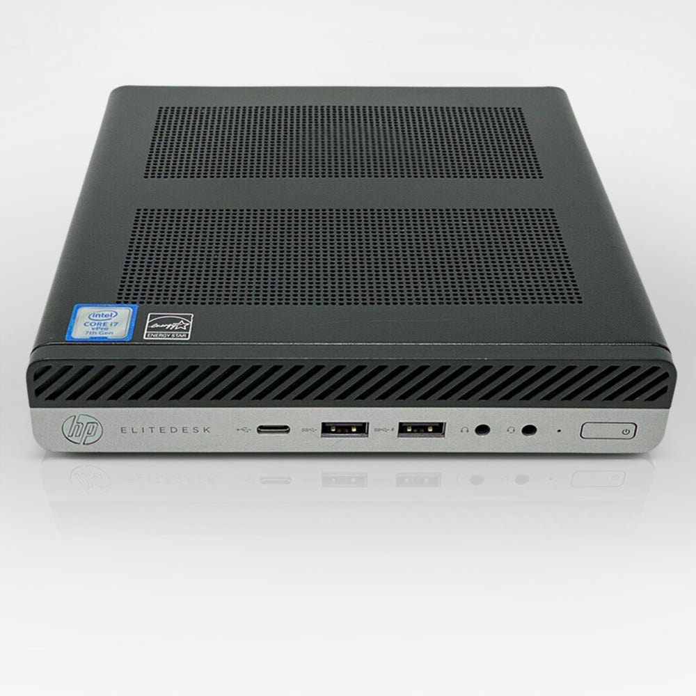 HP EliteDesk 800 G3 Mini PC i5 7500 3.8GHz 16GB RAM 256GB SSD WiFi BT Warranty