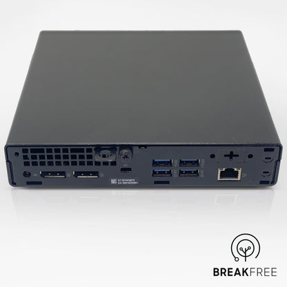 Dell OptiPlex 7080 Micro PC i3 10105T 4.9GHz 16GB RAM 256GB SSD 500GB HDD 4K